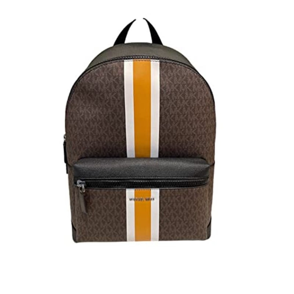 Michael Kors Men's Cooper Logo Stripe Backpack Bag Br… Gem